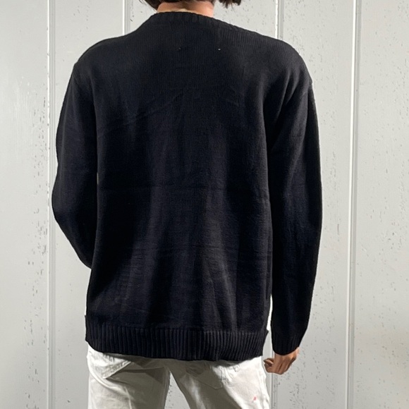 *NWT Merry Christmas Women’s 3D Navy Blue Snowman Sweater Sz L - Picture 10 of 16